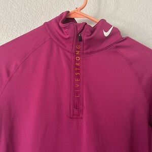 Nike Livestrong Dri Fit pullover